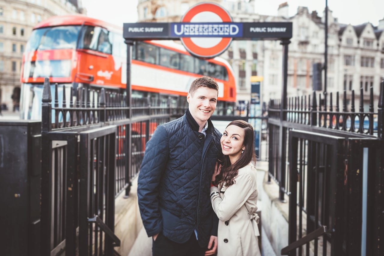 Central London Engagement Shoot With Emma And Ed