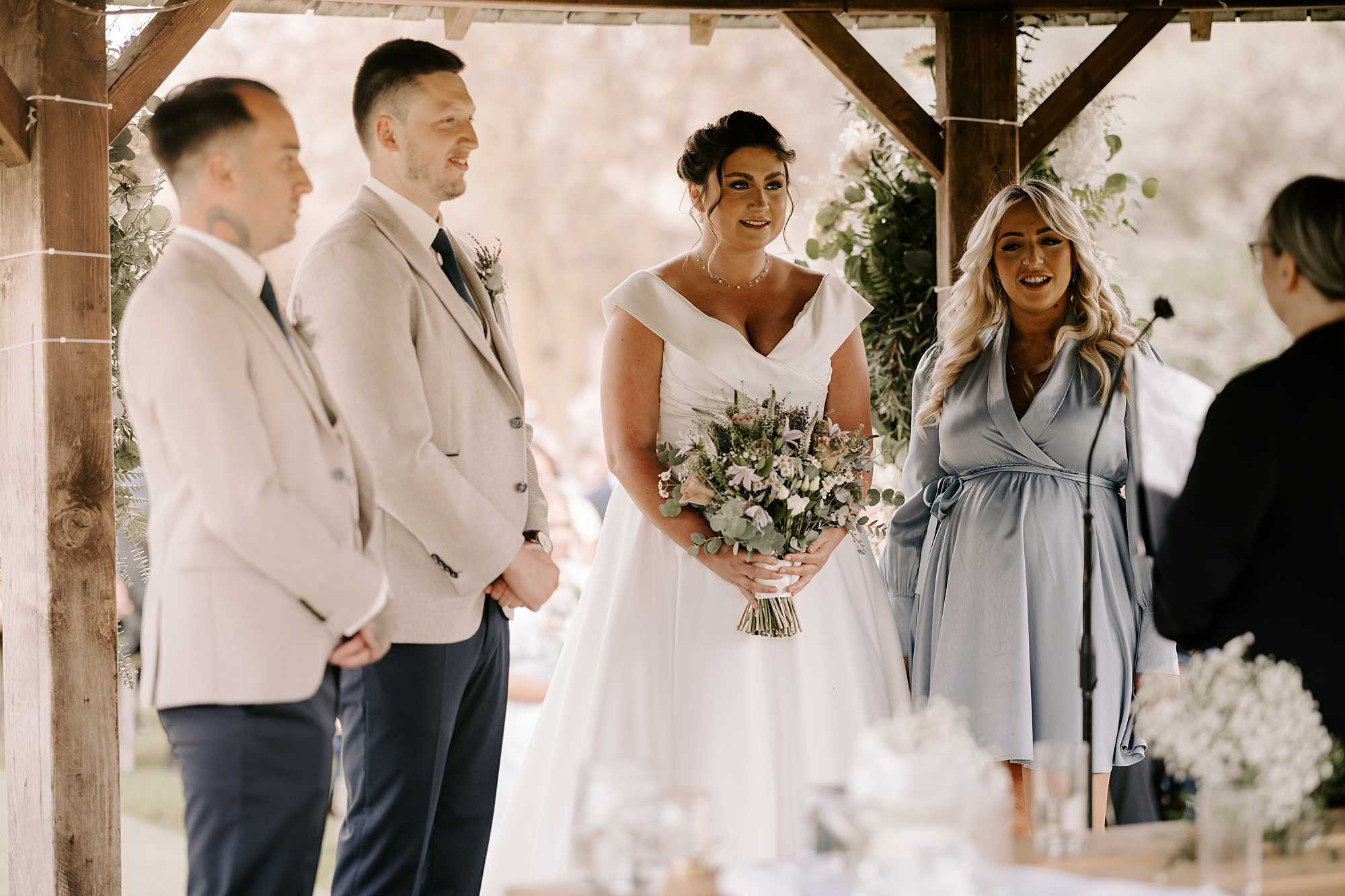Lucy and Justin's gorgeous wedding at The Gardens in Yalding