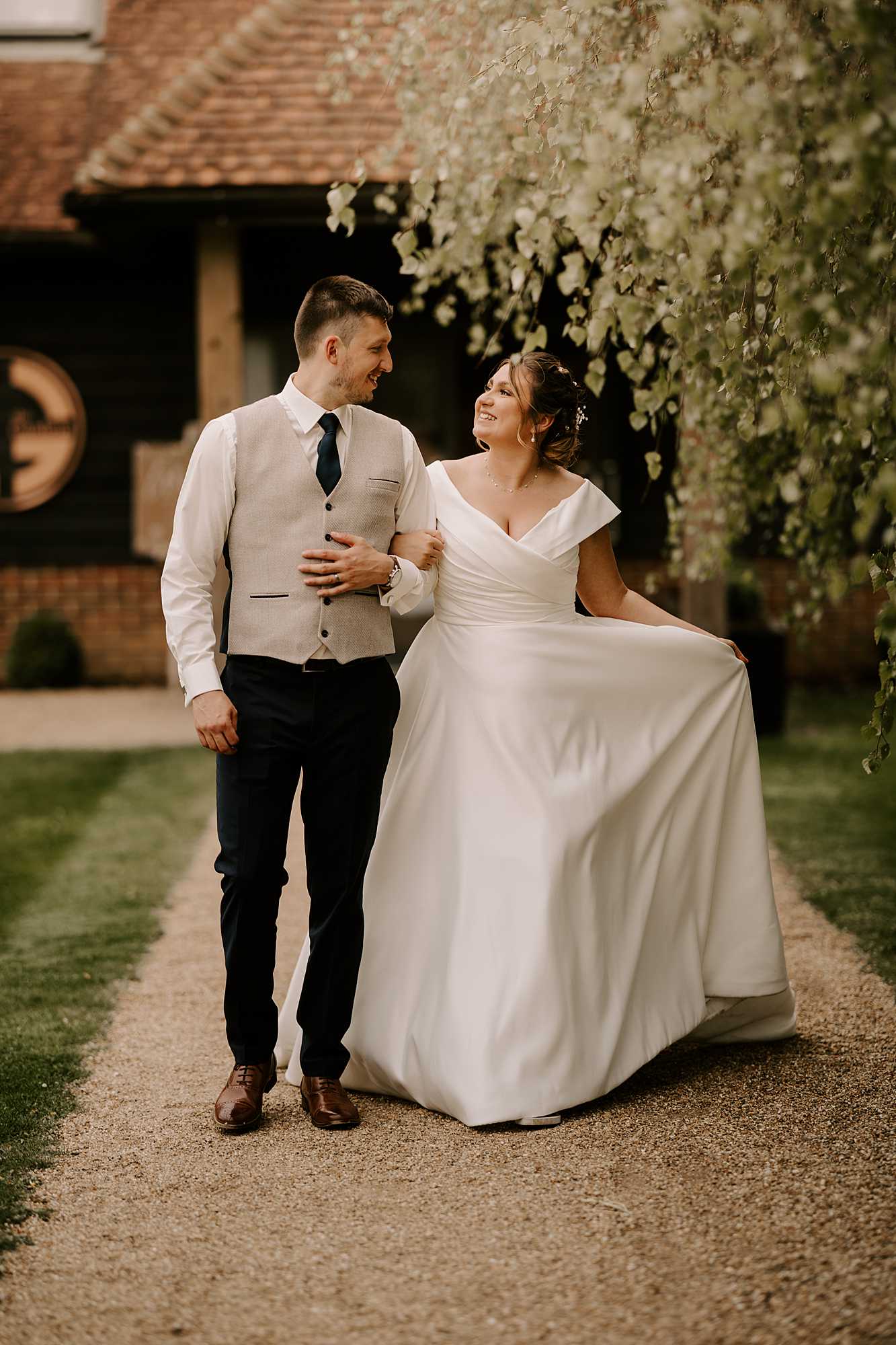 Wedding at The Gardens in Yalding with Lucy and Justin