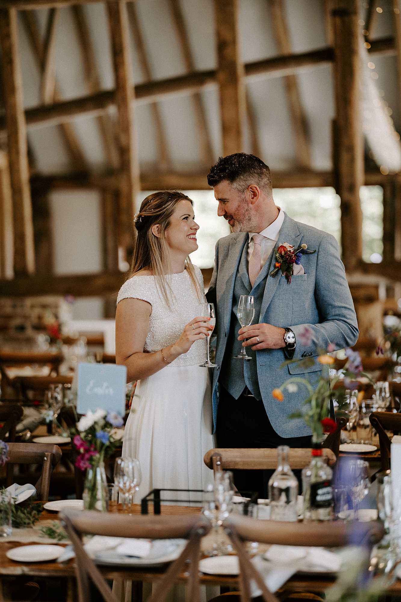 Wedding at The Oak Barn, Frame Farm, with Jo and James