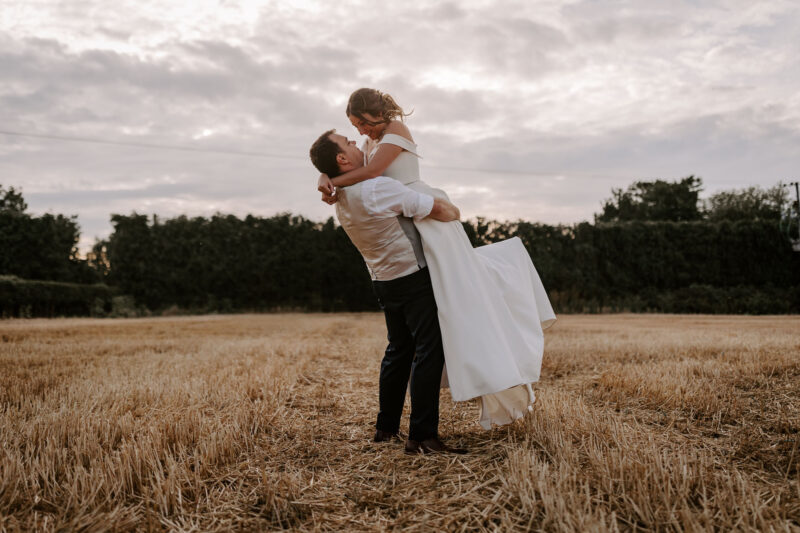 Summer wedding at Winters Barns