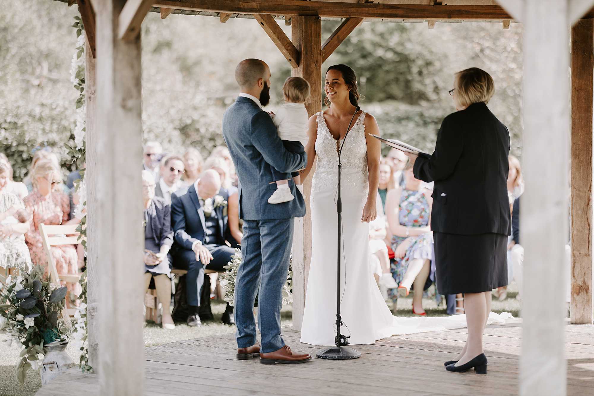 Wedding at The Gardens in Yalding with Zoe and Henry