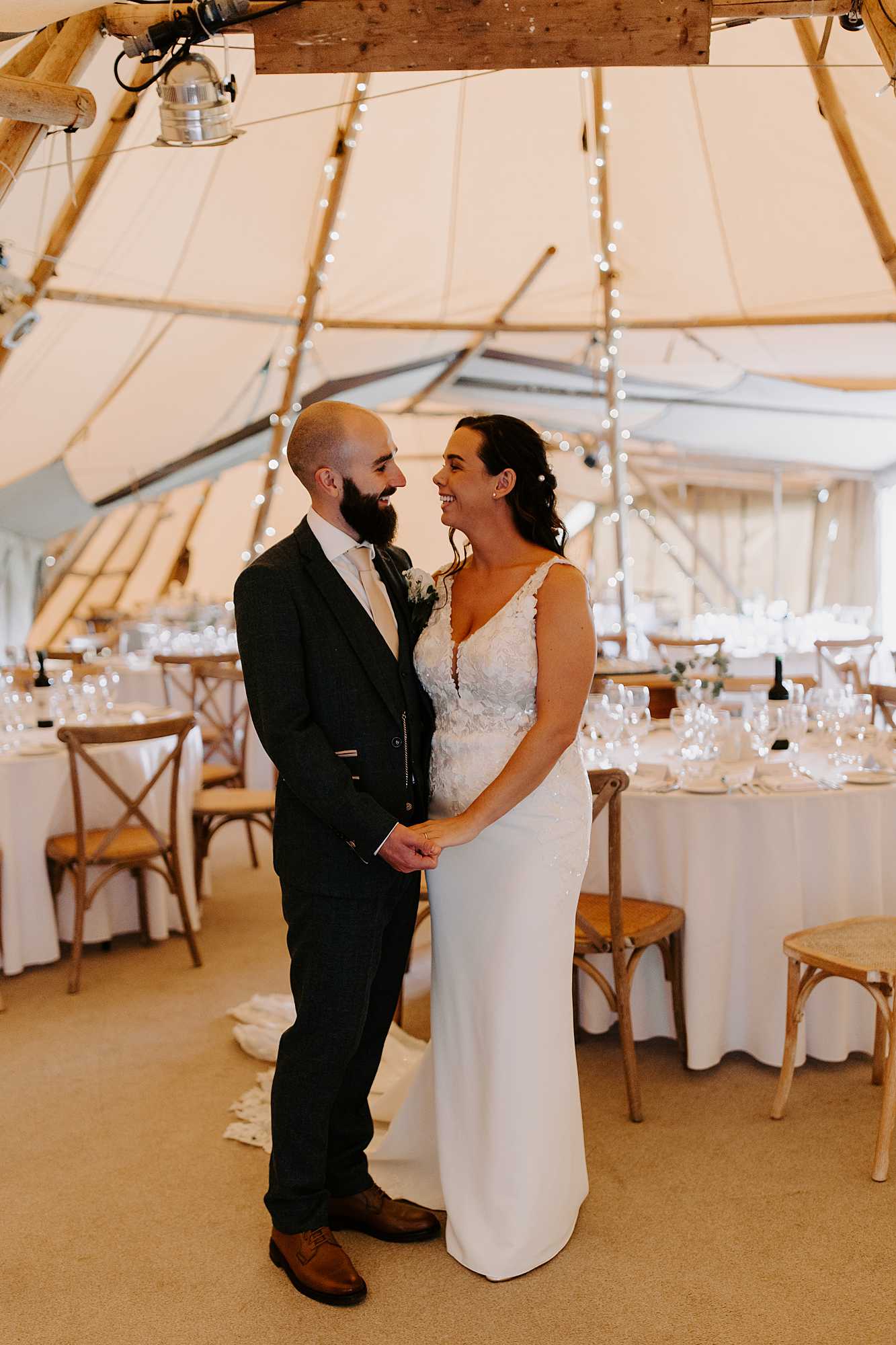Wedding at The Gardens in Yalding with Zoe and Henry
