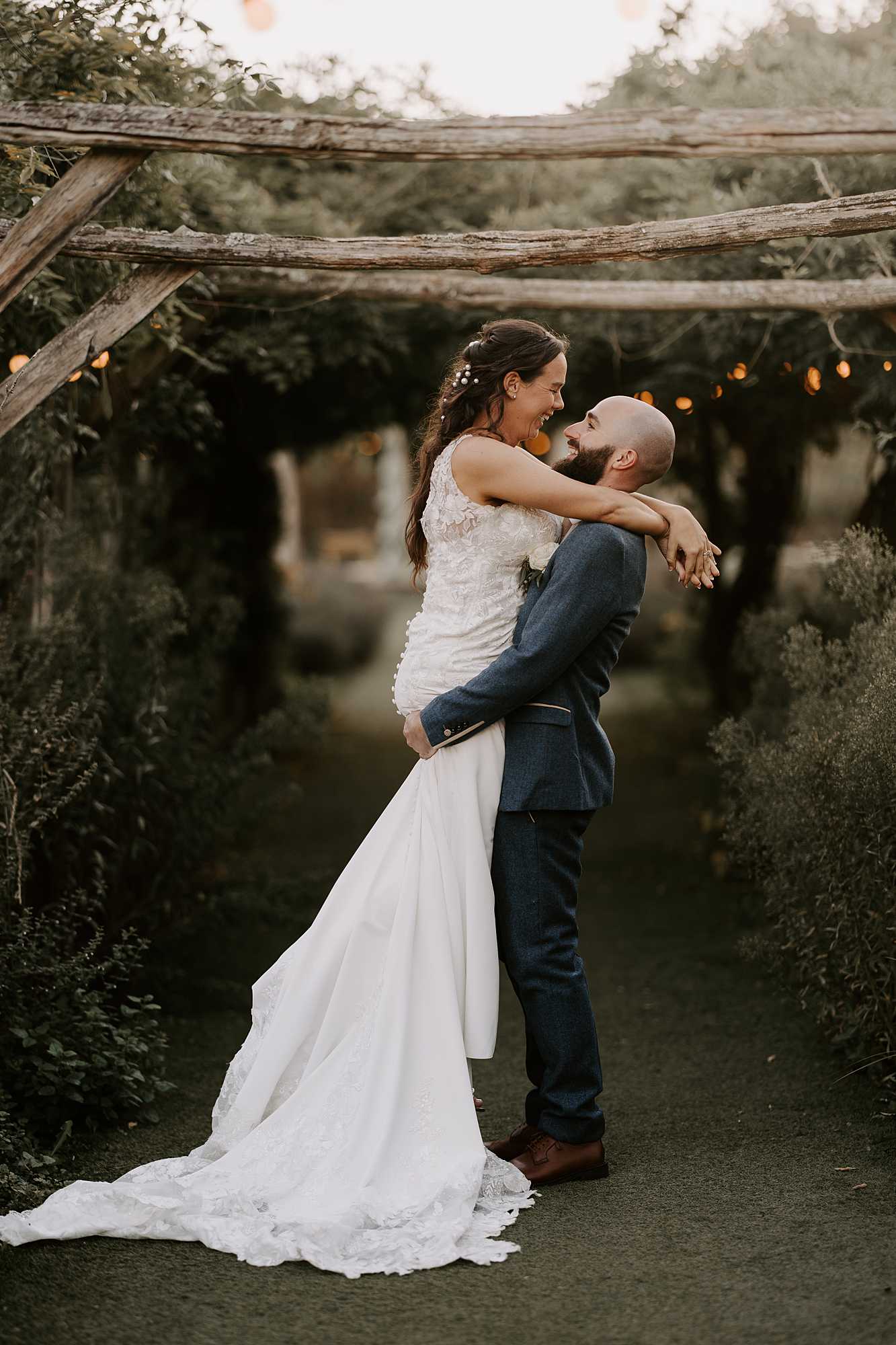 Wedding at The Gardens in Yalding with Zoe and Henry