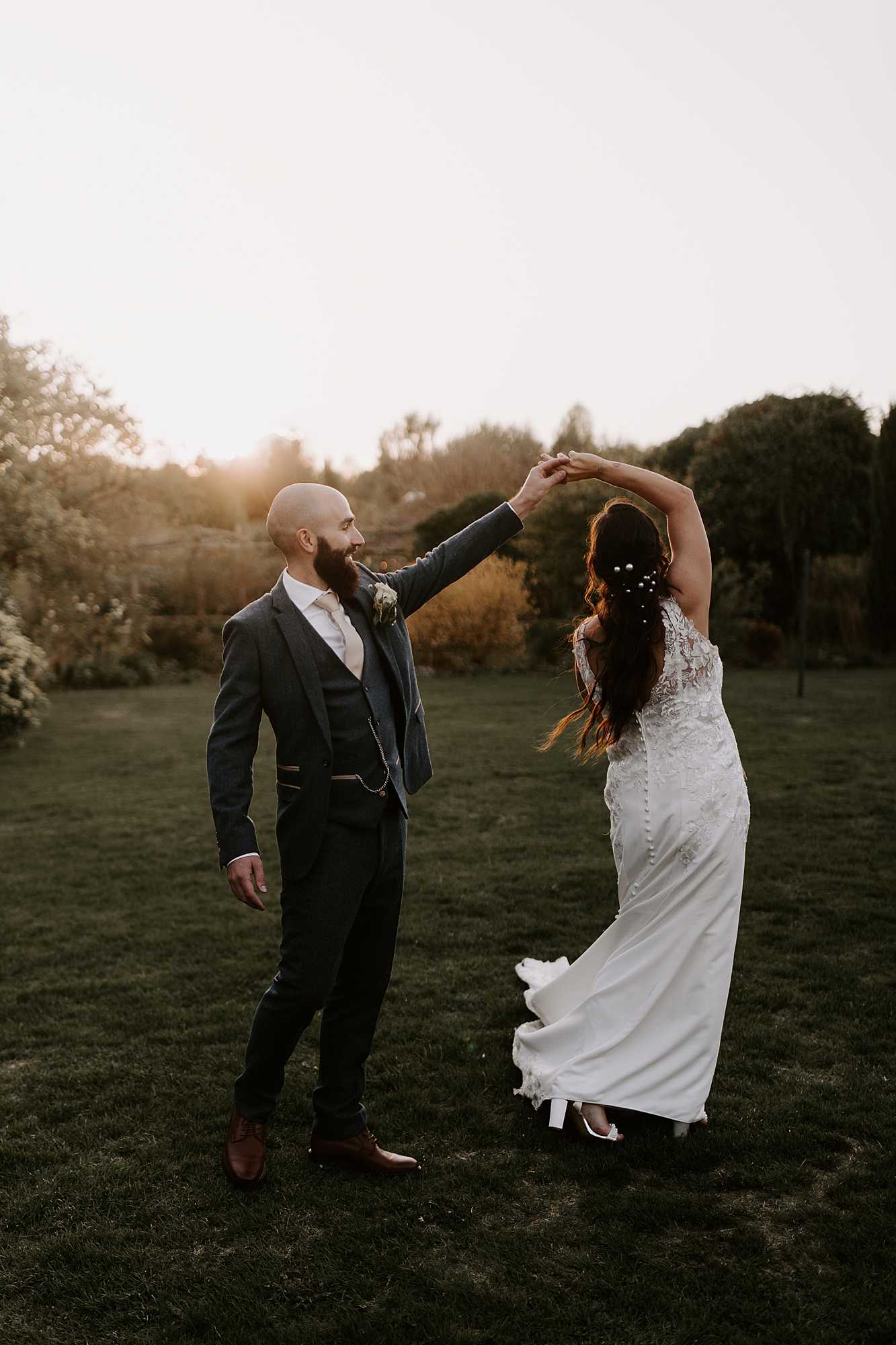 Wedding at The Gardens in Yalding with Zoe and Henry