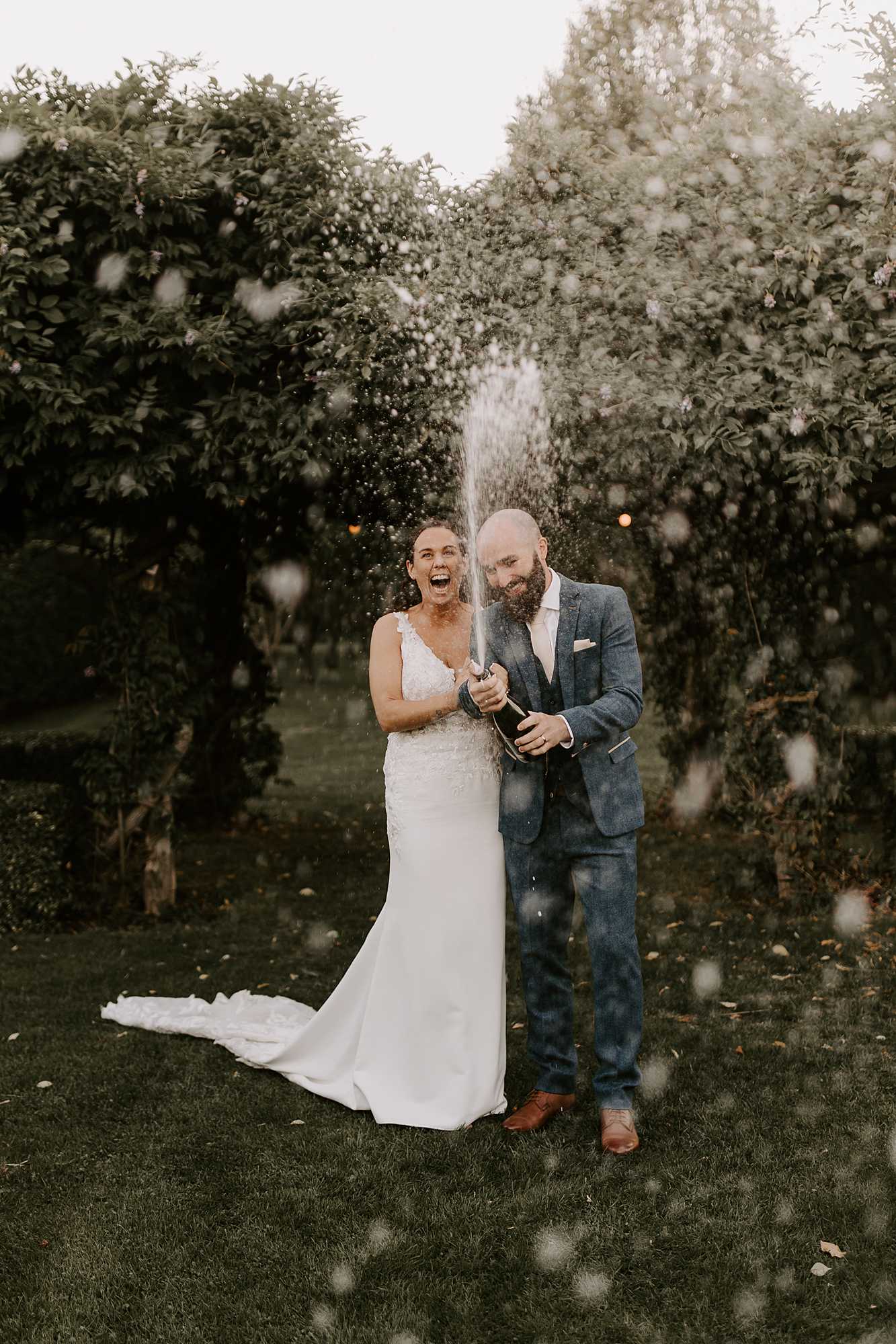 Wedding at The Gardens in Yalding with Zoe and Henry
