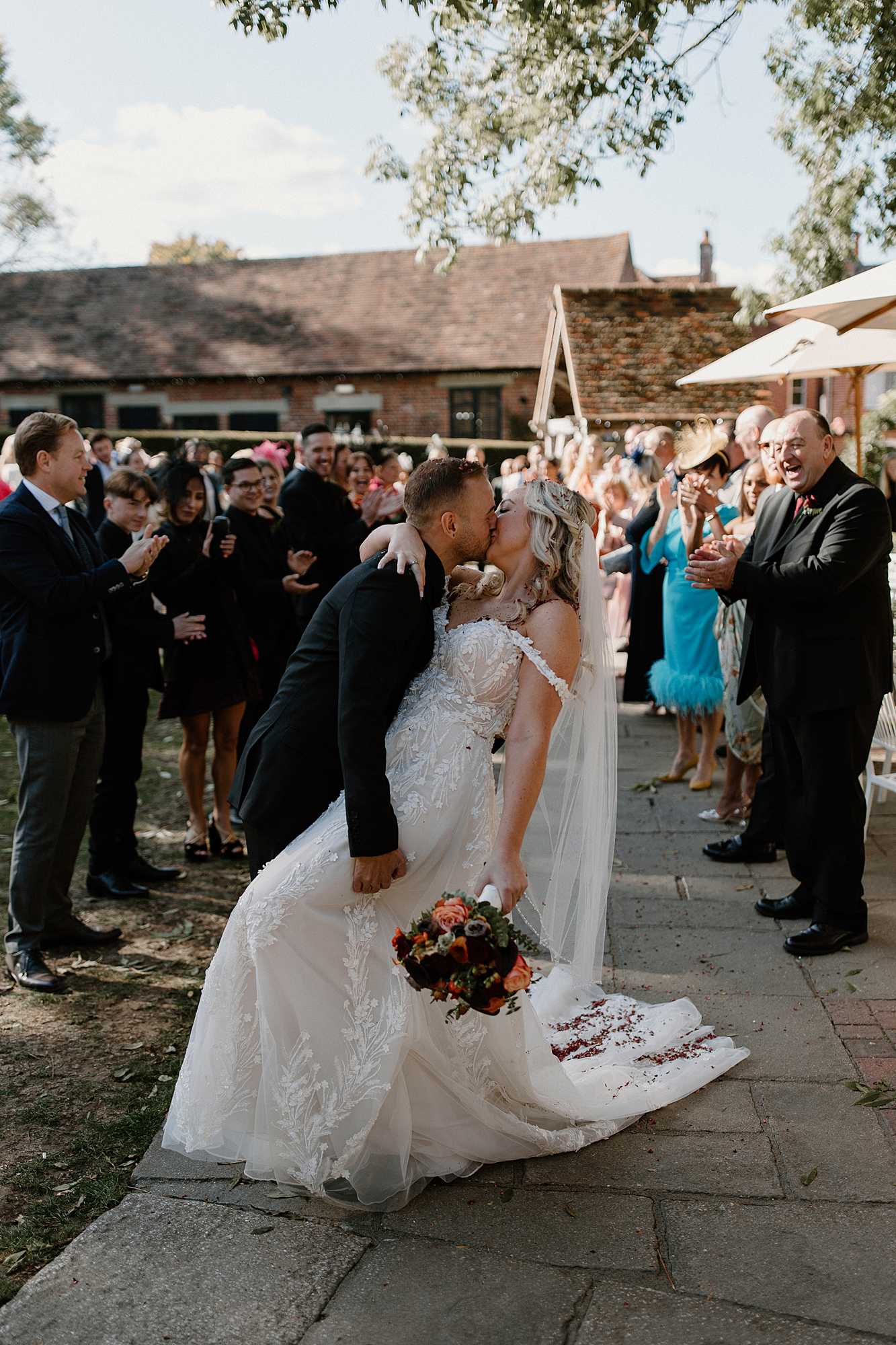 Winters Barns wedding with Tuesday and Fabio