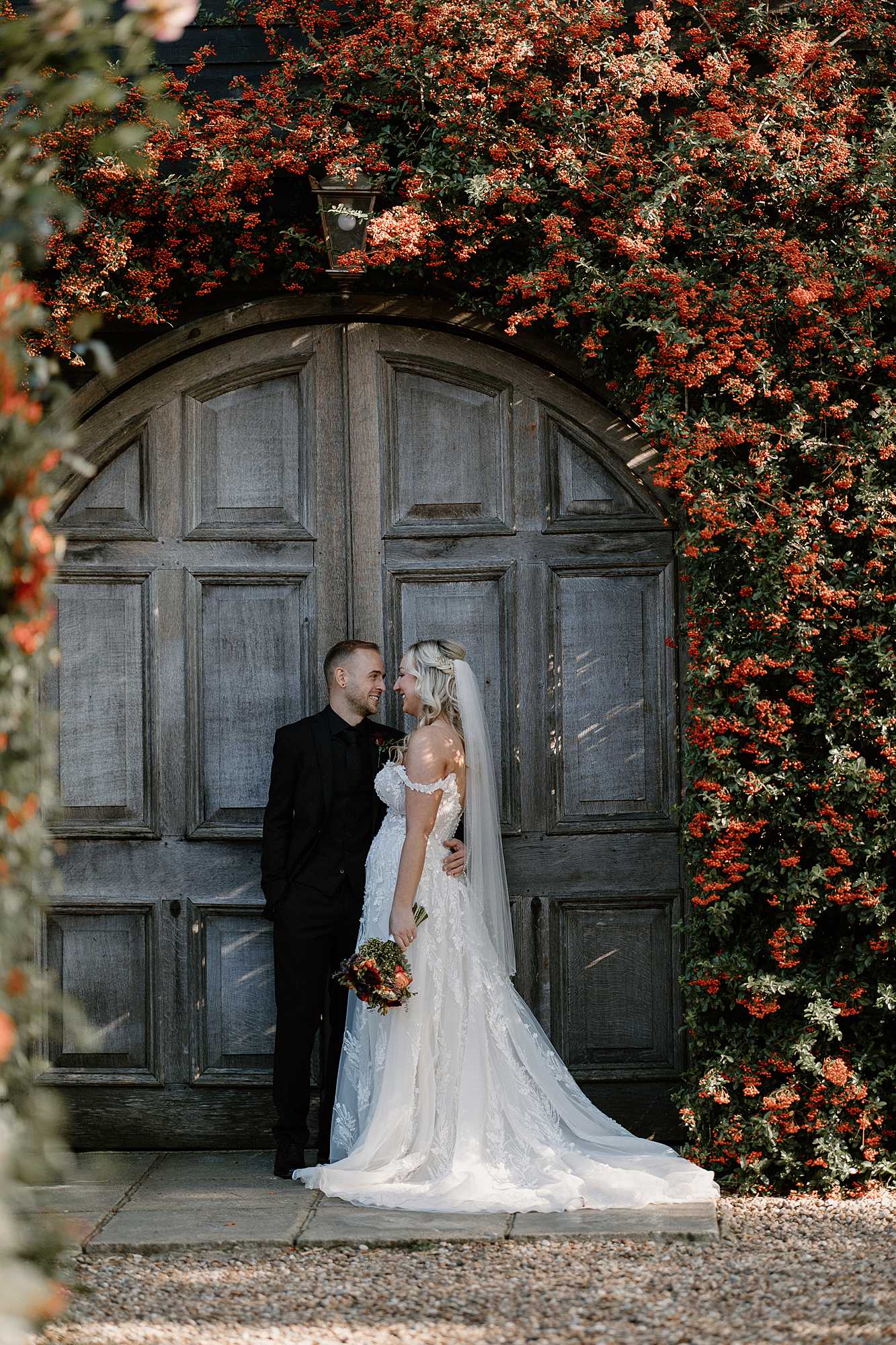 Winters Barns wedding with Tuesday and Fabio
