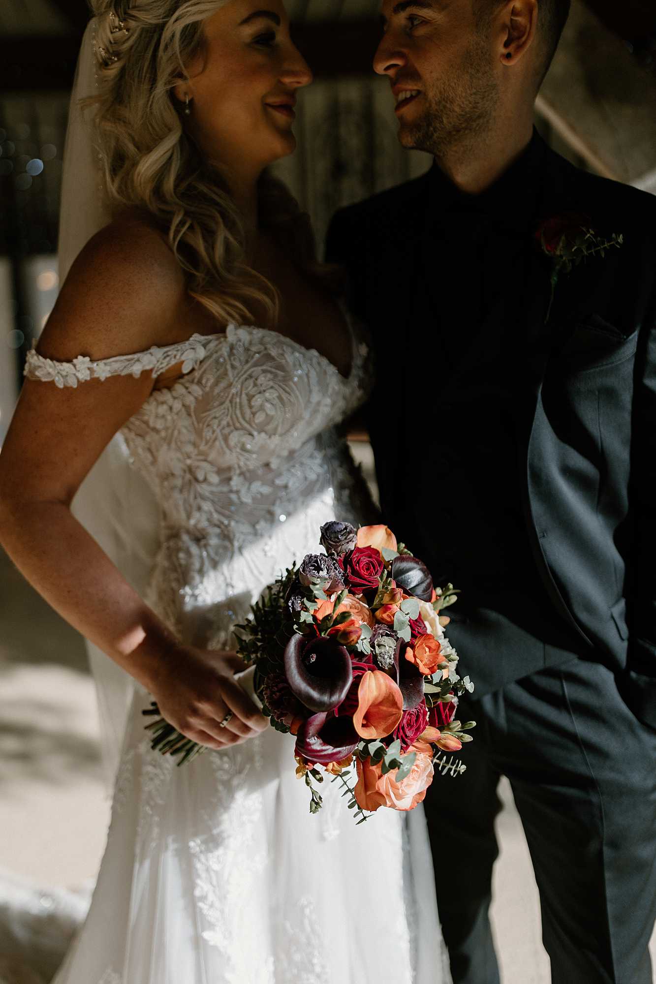 Winters Barns wedding with Tuesday and Fabio