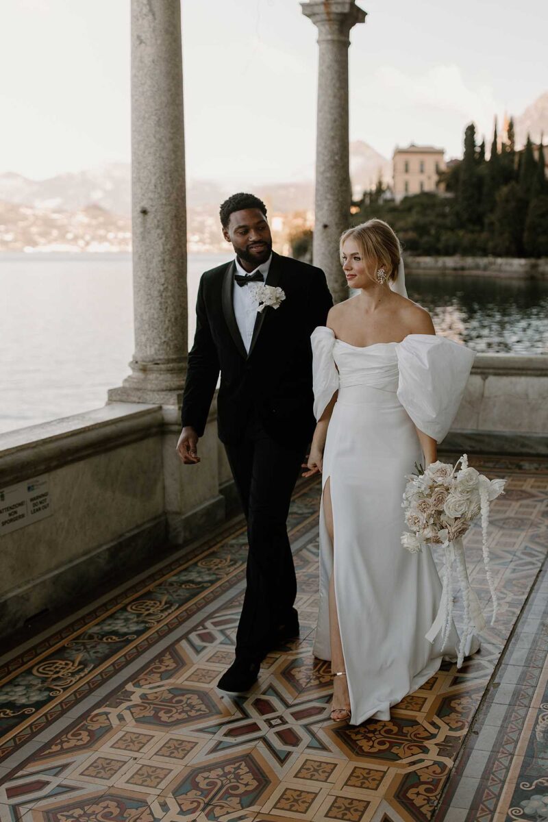Villa Monastero wedding on Lake Como with Emma and Kobie