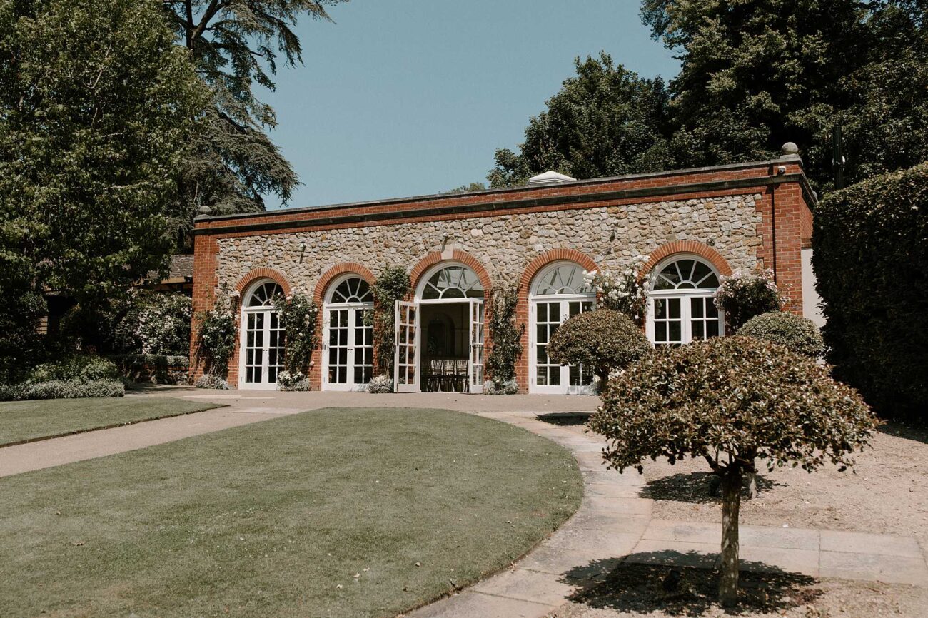 The Orangery in Maidstone wedding venue