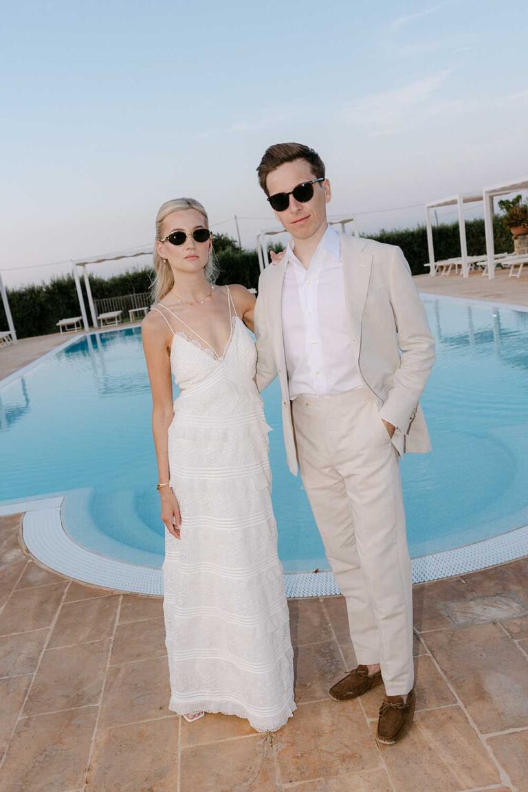 Masseria Salamina welcome party with Emily and Niels